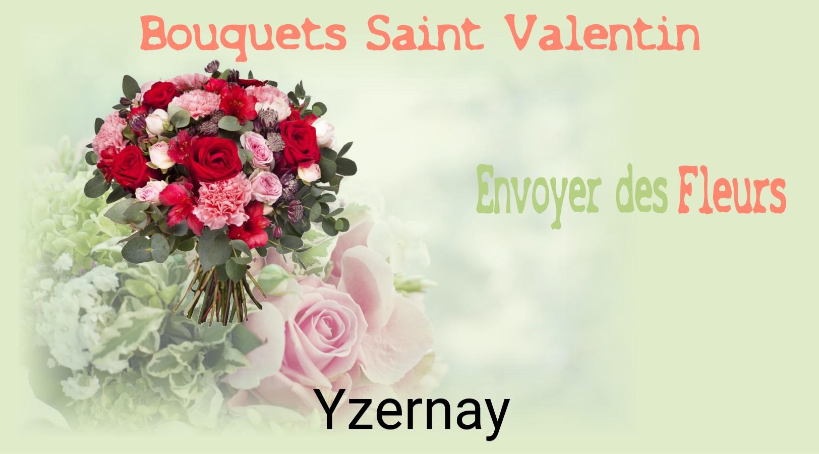 Roses de Saint-Valentin livrées à Yzernay